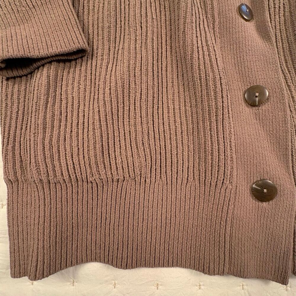 Lululemon Knit Button-Front Cardigan Sweater Women's XL Taupetastic NWT - Picture 5 of 12